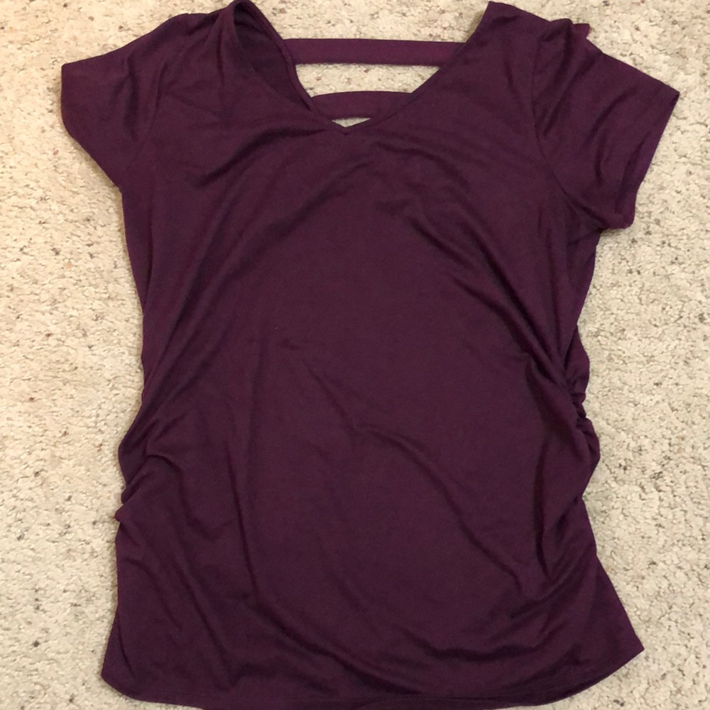 Full Moon Short-Sleeve Maternity Top